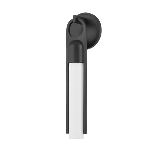 Bethlehem Wall Sconce shown from a second angle to highlight the arm curve and shade silhouette.