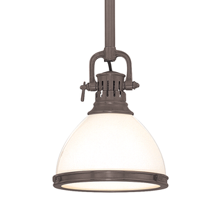 Randolph Pendant 7" shown from a second angle to highlight the shade shape and metal detail.