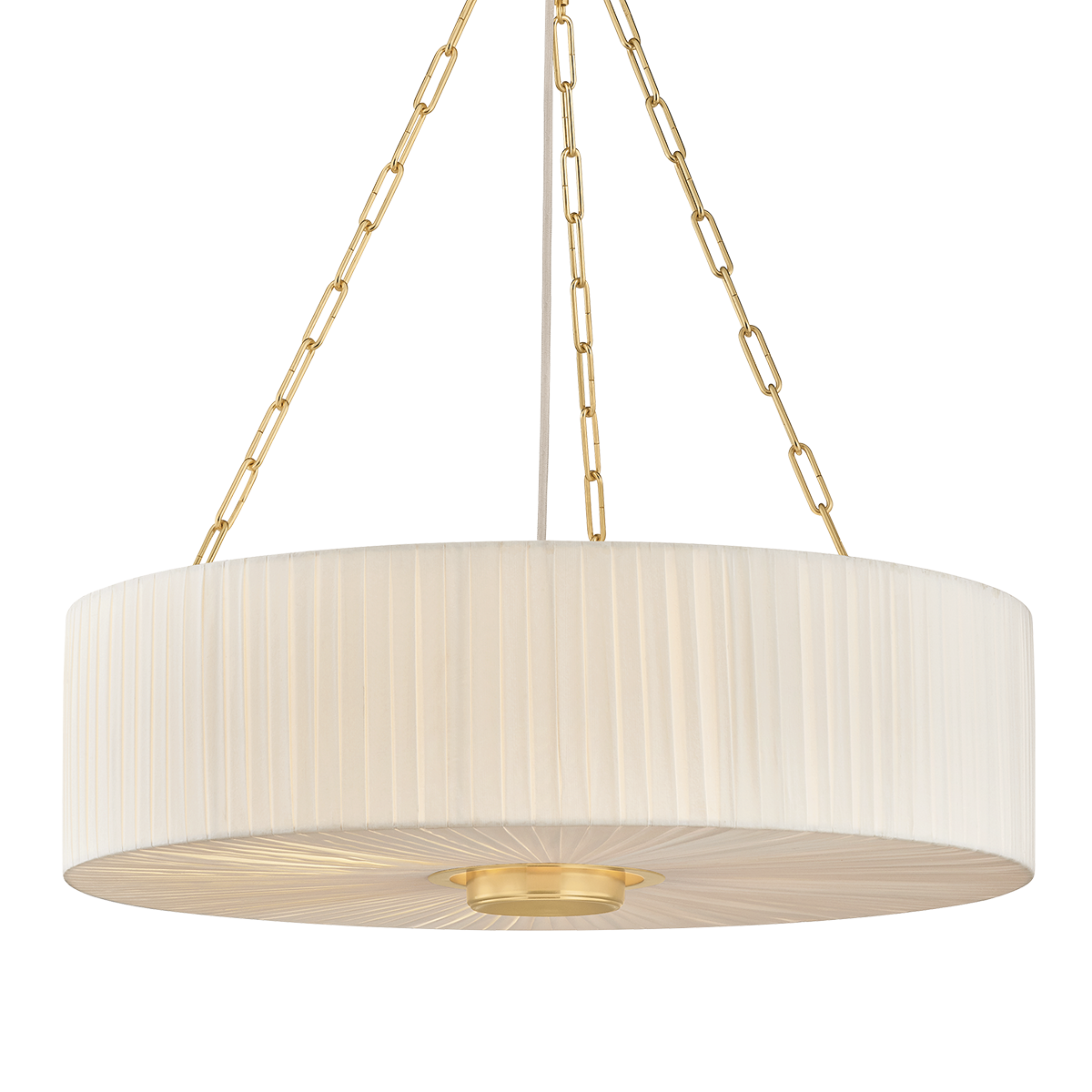 Camby Chandelier in aged brass — a Hudson Valley chandelier for dining rooms, entries, and living rooms at Laurie Yapp Home.