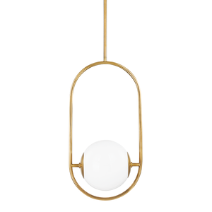 Everley Pendant 13.75" — a Corbett pendant for kitchens, entries, and dining rooms at Laurie Yapp Home.