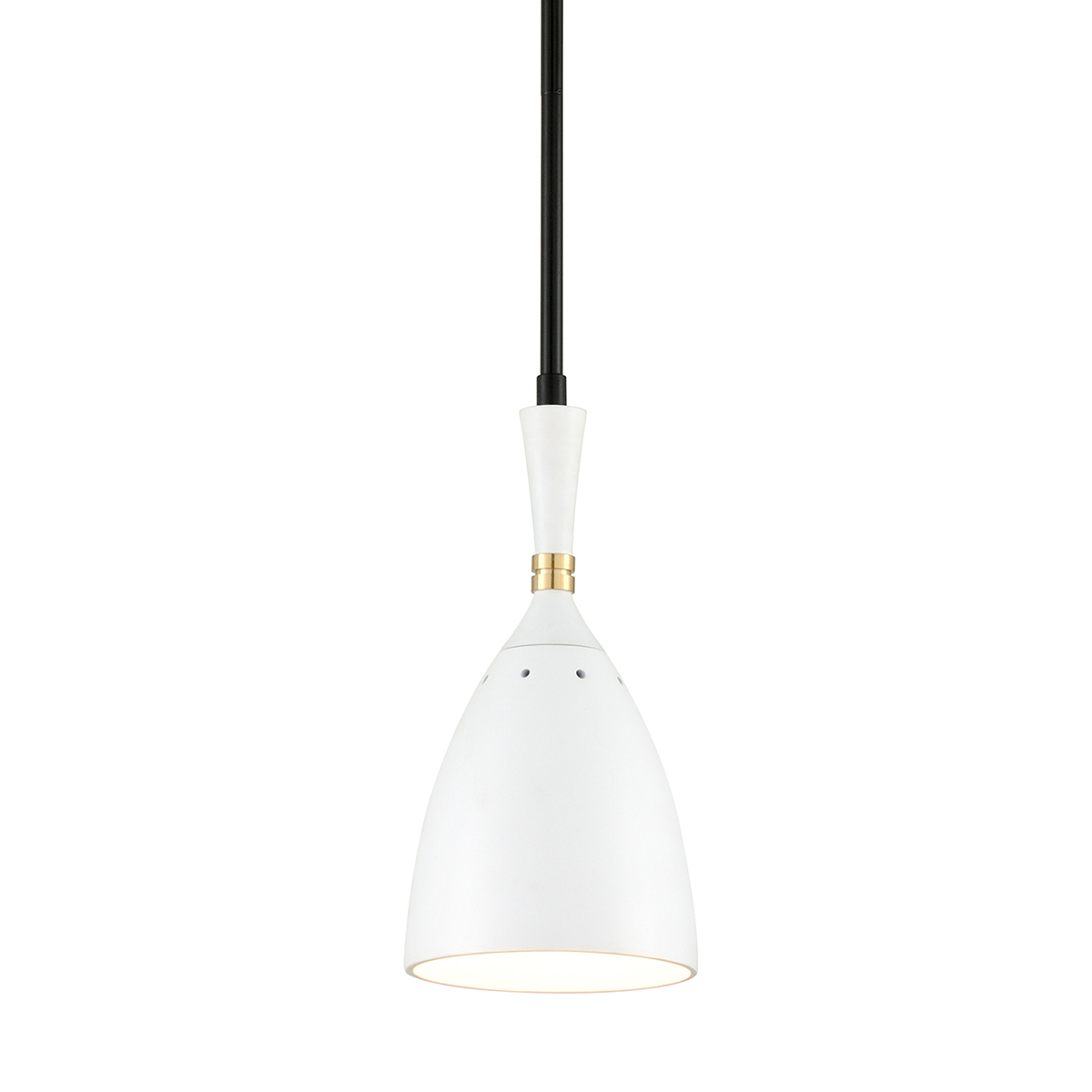 Utopia Pendant 6" x 12.5" (281-41) — a Corbett pendant for kitchens, entries, and dining rooms at Laurie Yapp Home.
