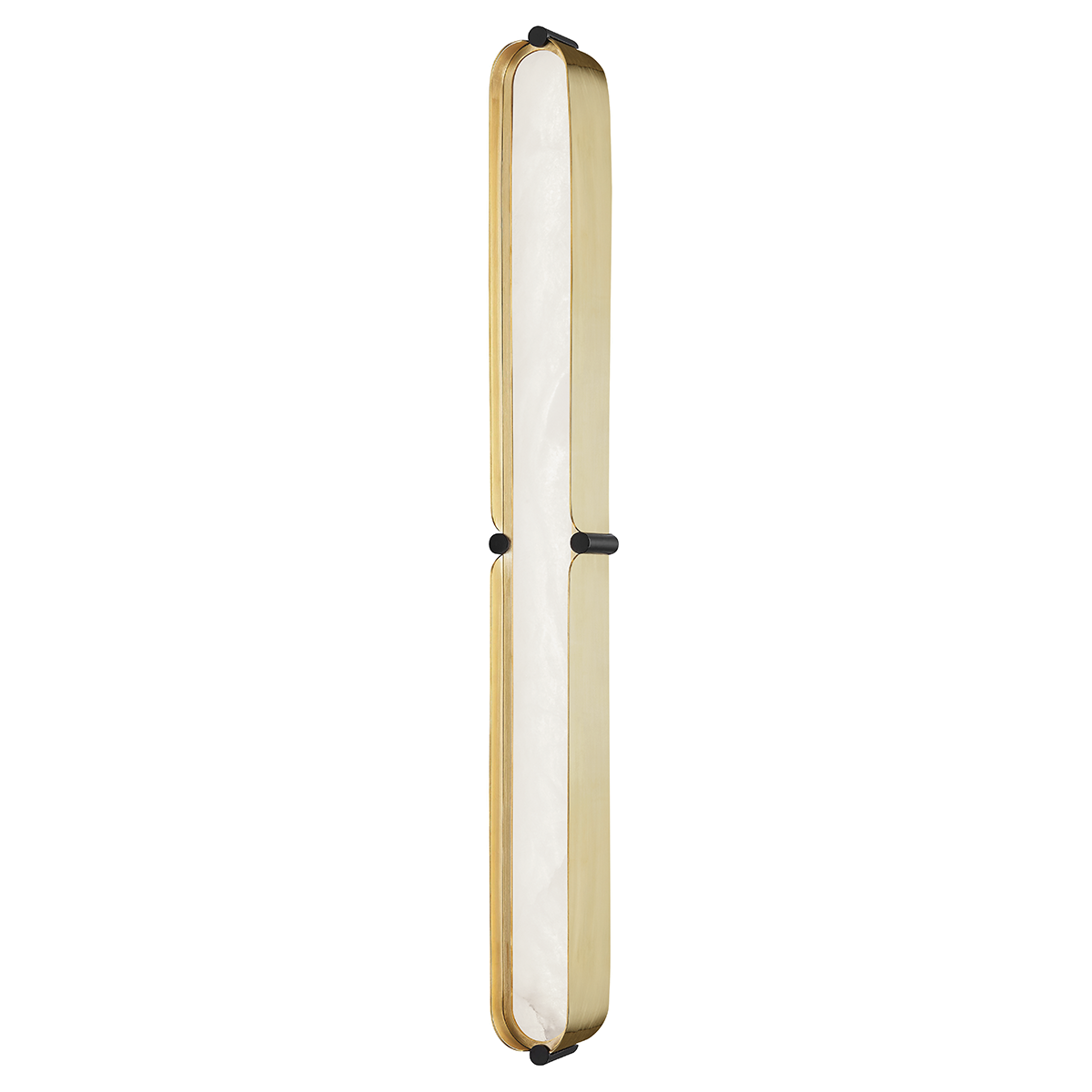 Tribeca Bath And Vanity 3.25" x 30.5" in aged brass — a Hudson Valley bath and vanity for bathrooms and powder rooms at Laurie Yapp Home.