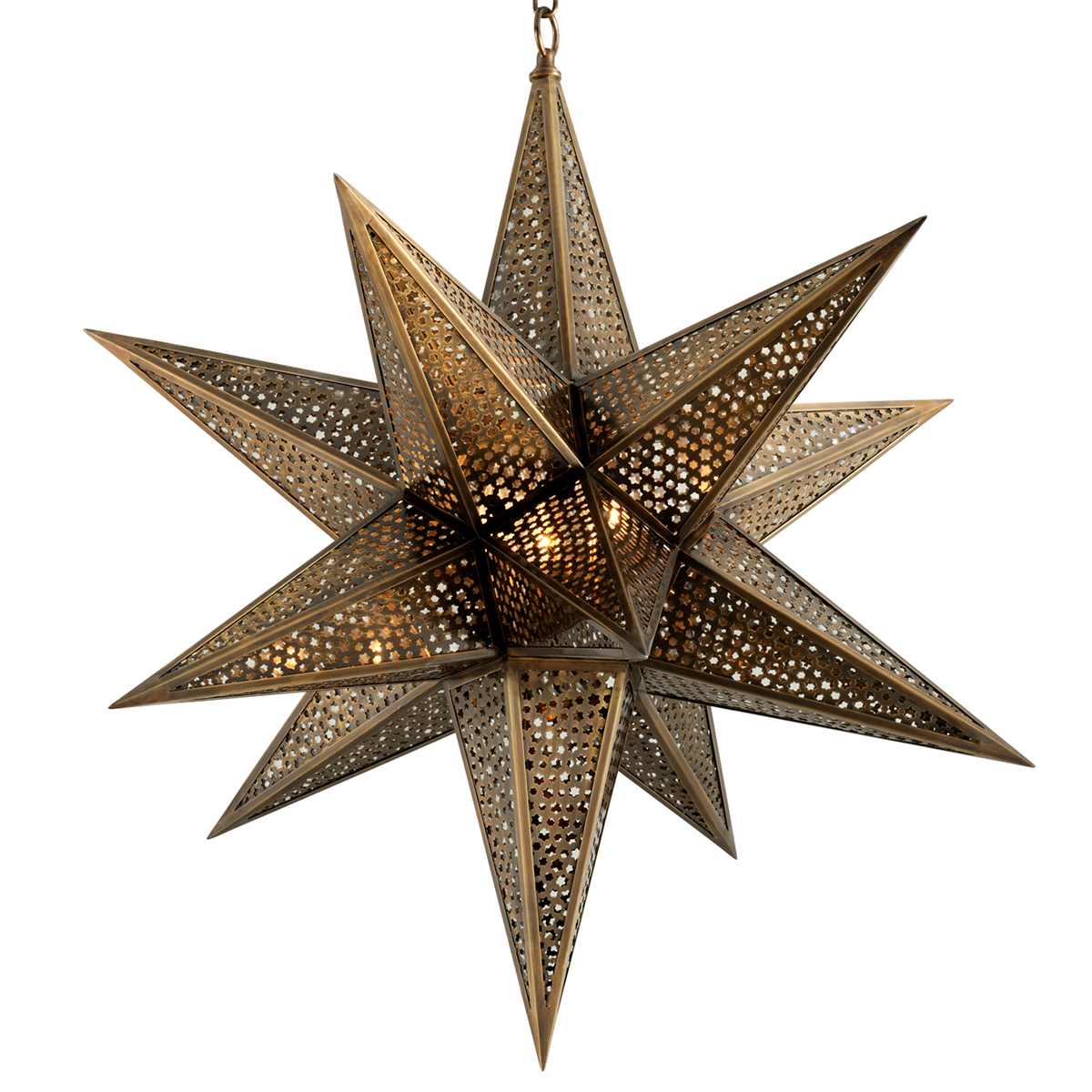 Star Of The East Chandelier — a Corbett chandelier for dining rooms, entries, and living rooms at Laurie Yapp Home.