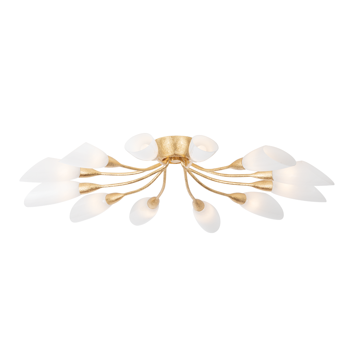 Enfield Semi Flush 42" — a Hudson Valley close-to-ceiling for hallways, bedrooms, and entryways at Laurie Yapp Home.