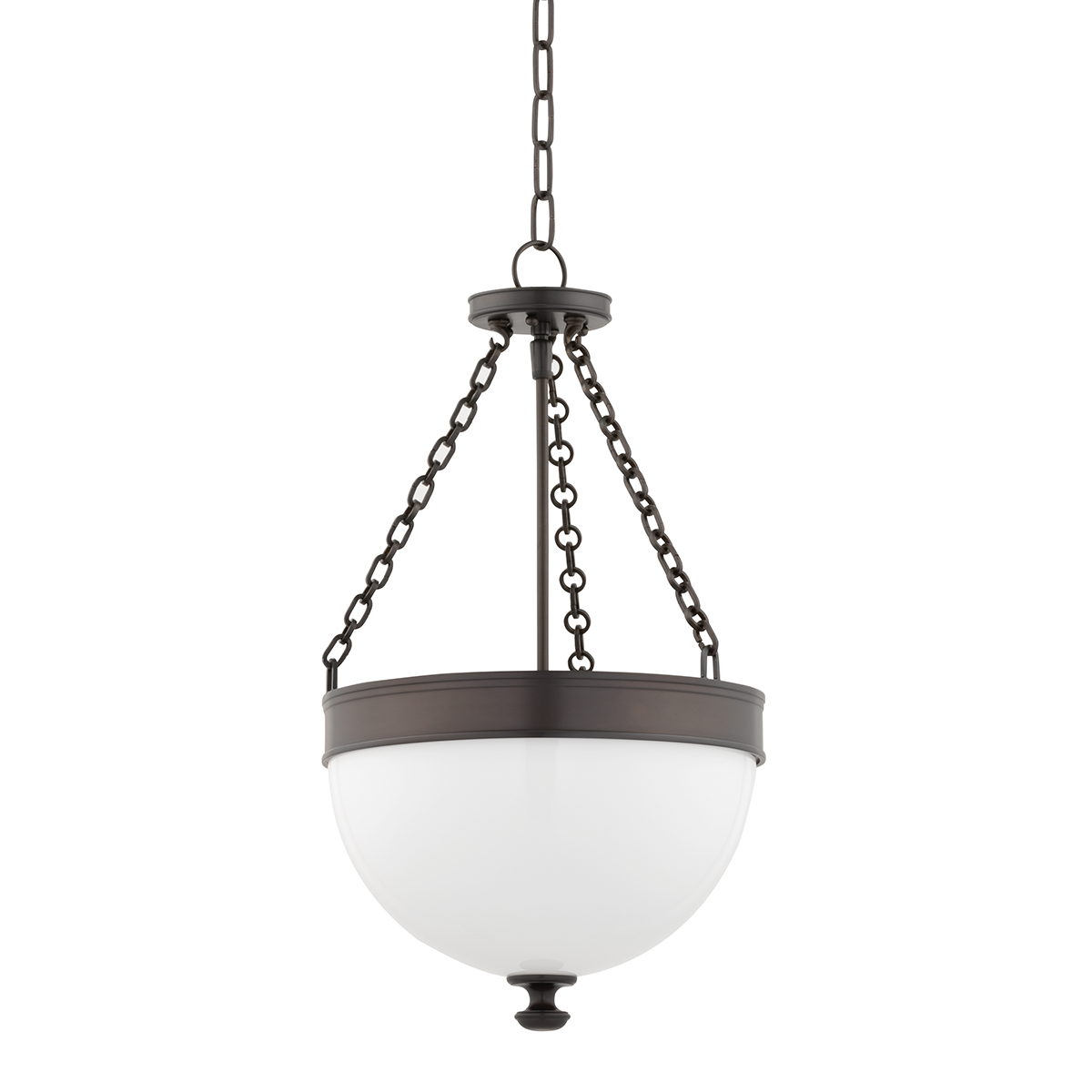 Barrington Pendant 14" in aged brass — a Hudson Valley pendant for kitchens, entries, and dining rooms at Laurie Yapp Home.