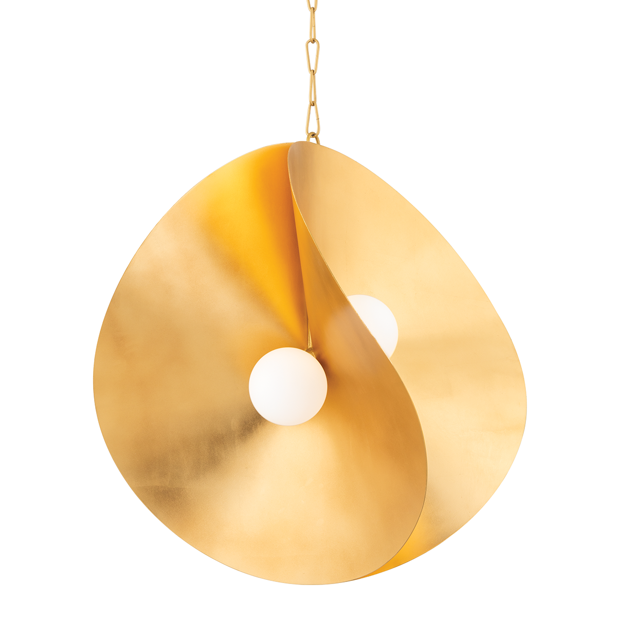 Peony Pendant 30" — a Corbett pendant for kitchens, entries, and dining rooms at Laurie Yapp Home.