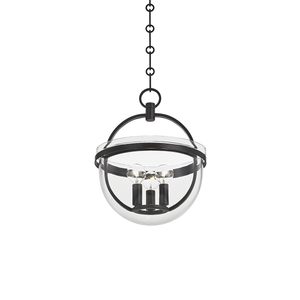 Malloy Lantern 11.75" — a Hudson Valley lantern for entries, foyers, and covered porches at Laurie Yapp Home.