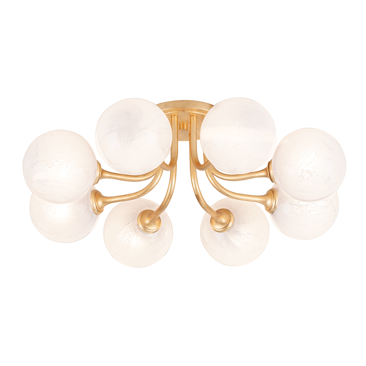 Onyx Semi Flush — a Corbett flush mount for hallways, bedrooms, and entryways at Laurie Yapp Home.