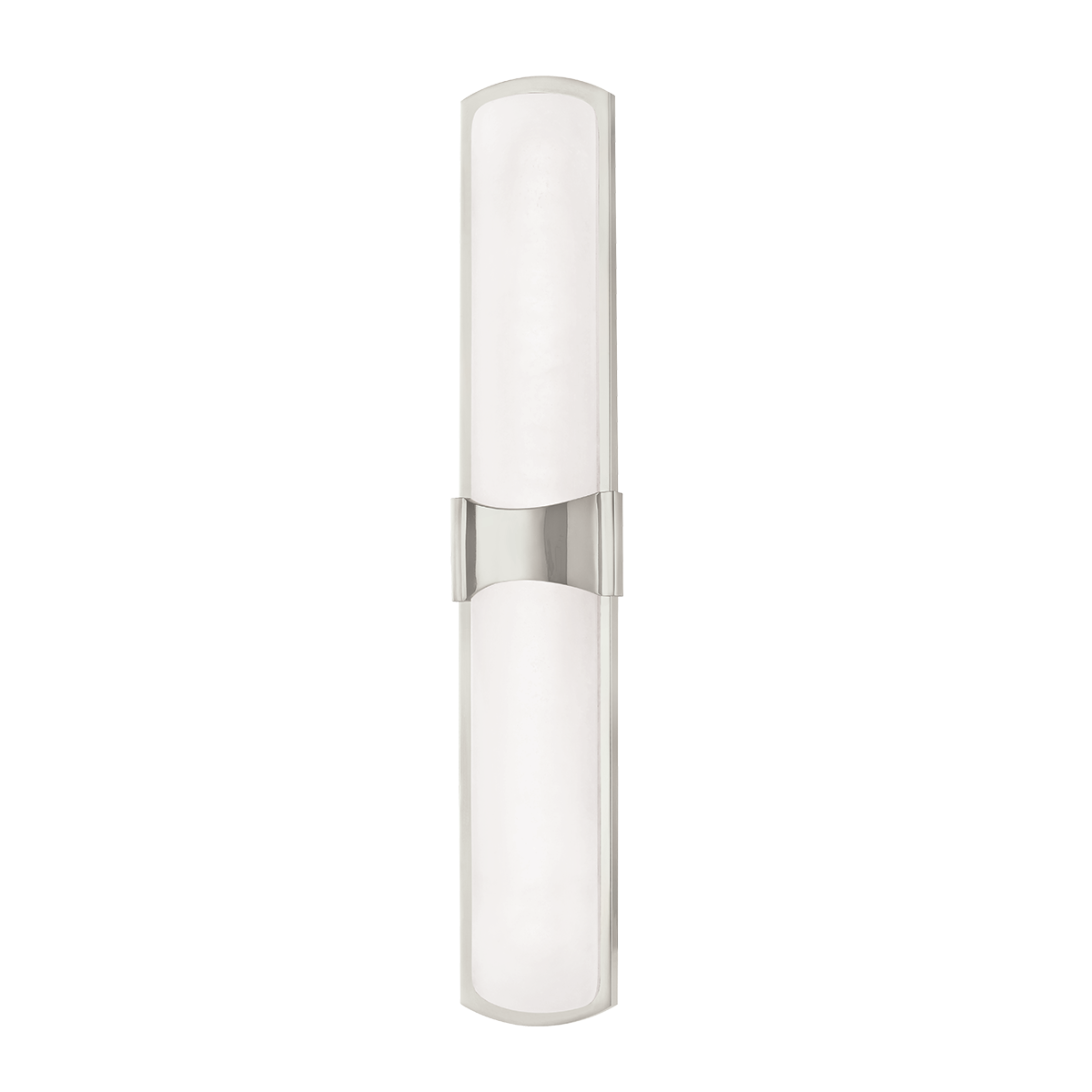 Valencia Wall Sconce 4.75" in polished nickel shown from a second angle to highlight the arm curve and shade silhouette.