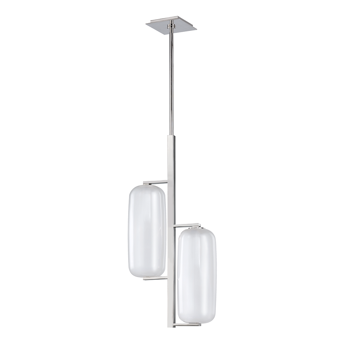 Pebble Pendant in polished nickel — a Hudson Valley pendant for kitchens, entries, and dining rooms at Laurie Yapp Home.