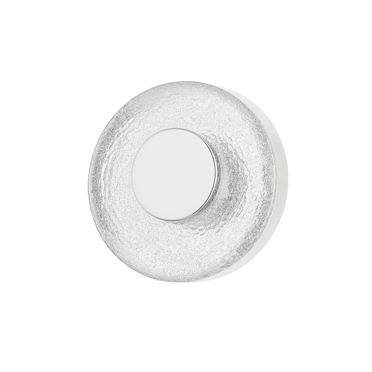 Pearl Wall Sconce 6" x 6" — a Corbett wall sconce for bathrooms, hallways, and living rooms at Laurie Yapp Home.