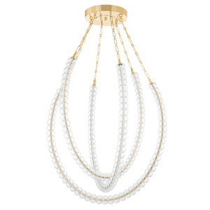 Celeste Chandelier 48.25" — a Corbett chandelier for dining rooms, entries, and living rooms at Laurie Yapp Home.