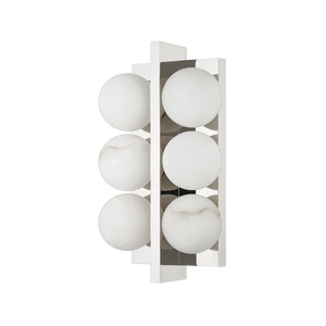 Emille Wall Sconce 6.75" x 12.25" — a Corbett wall sconce for bathrooms, hallways, and living rooms at Laurie Yapp Home.