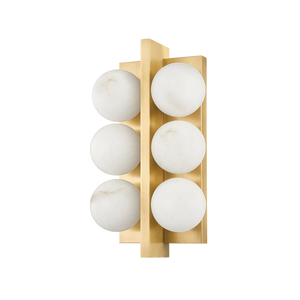 Emille Wall Sconce 6.75" x 12.25" shown from a second angle to highlight the arm curve and shade silhouette.