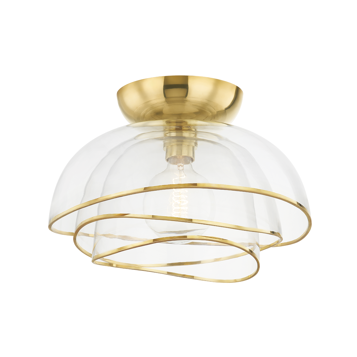 Esme Flush Mount — a Corbett flush mount for hallways, bedrooms, and entryways at Laurie Yapp Home.