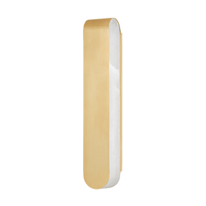 Briarwood Wall Sconce 3.75" in aged brass — a Hudson Valley wall sconce for bathrooms, hallways, and living rooms at Laurie Yapp Home.