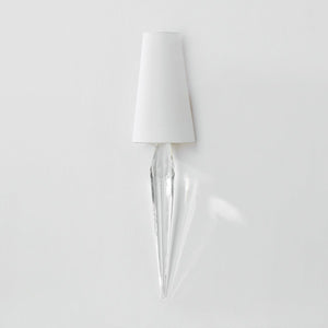 Alps Wall Sconce shown from a second angle to highlight the arm curve and shade silhouette.