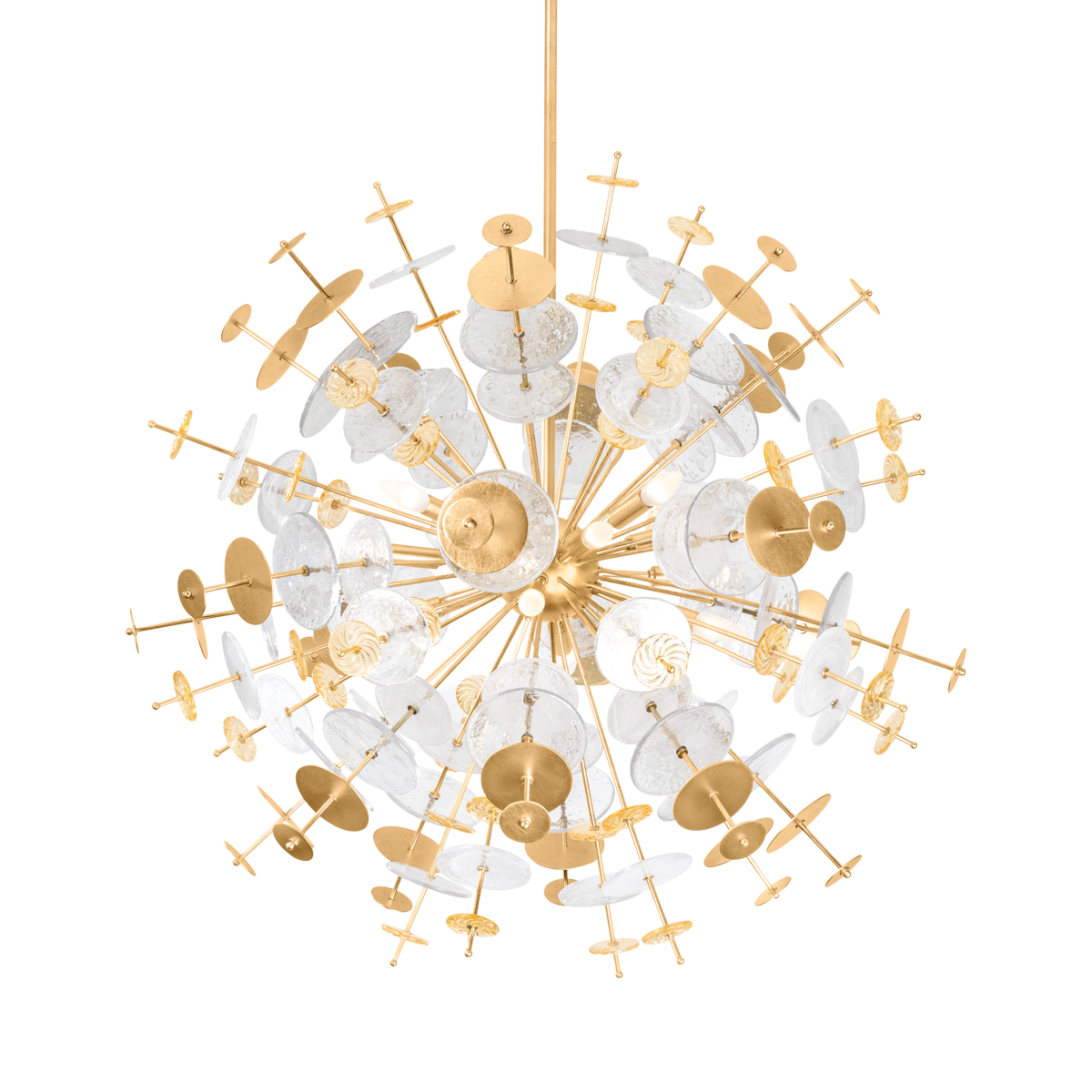 Gleason Chandelier 40.5" — a Corbett chandelier for dining rooms, entries, and living rooms at Laurie Yapp Home.
