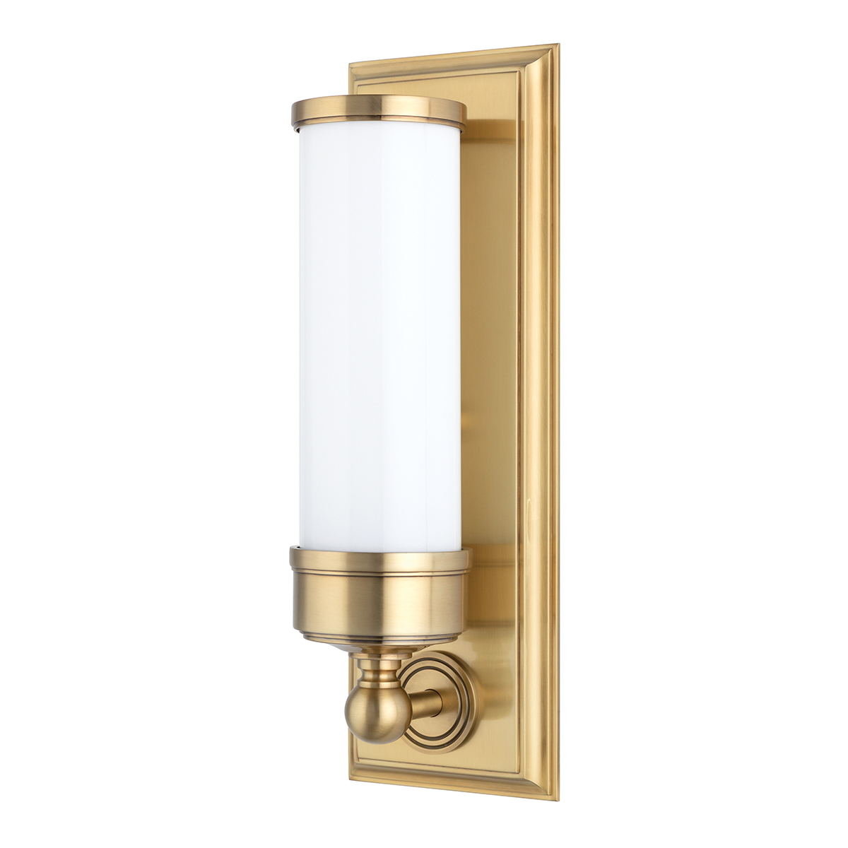 Everett Bath and Vanity in Aged Brass — a Hudson Valley bath and vanity for bathrooms and powder rooms at Laurie Yapp Home.