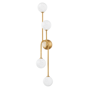 Astro Wall Sconce — a Corbett wall sconce for bathrooms, hallways, and living rooms at Laurie Yapp Home.