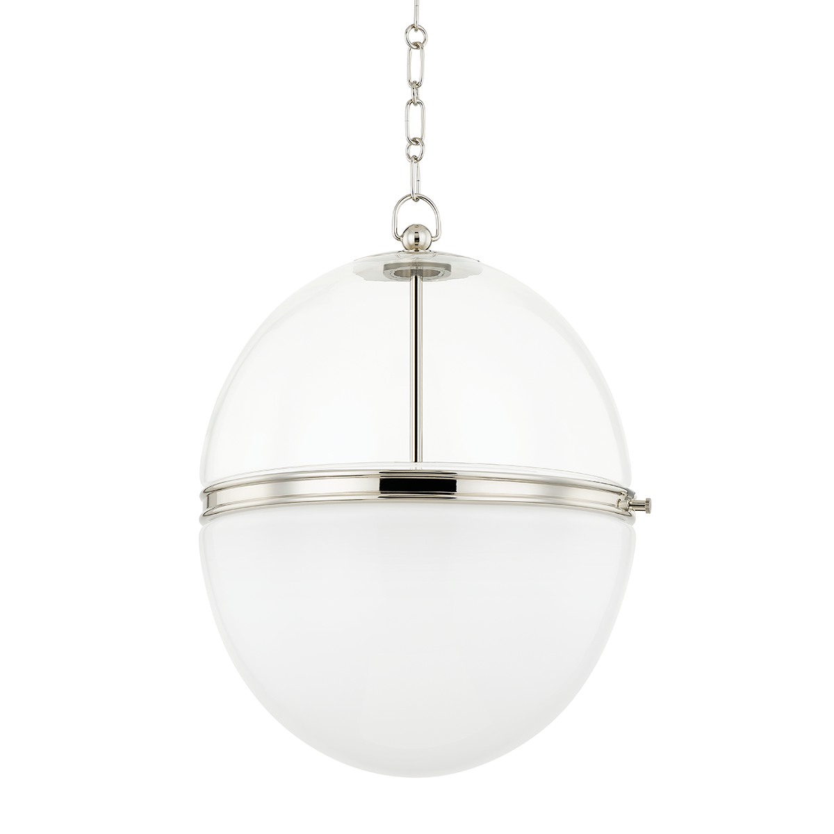 Donnell Pendant 17.5" in aged brass — a Hudson Valley pendant for kitchens, entries, and dining rooms at Laurie Yapp Home.