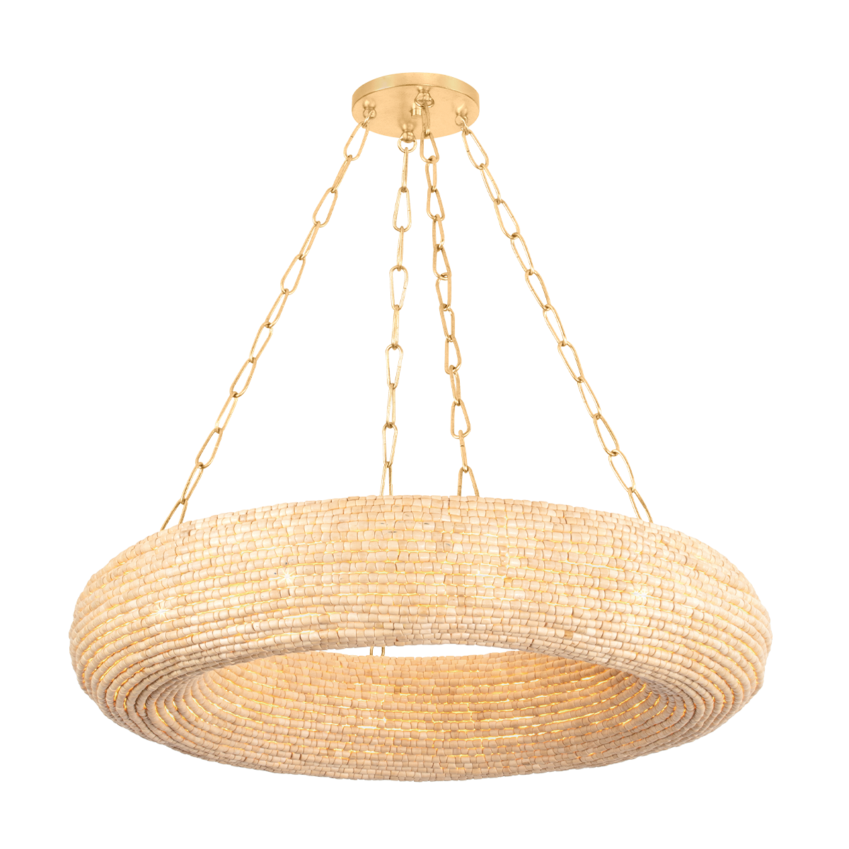 Lure Chandelier 36" — a Corbett chandelier for dining rooms, entries, and living rooms at Laurie Yapp Home.