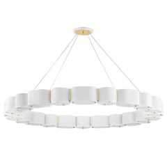Soft White / Vintage Brass