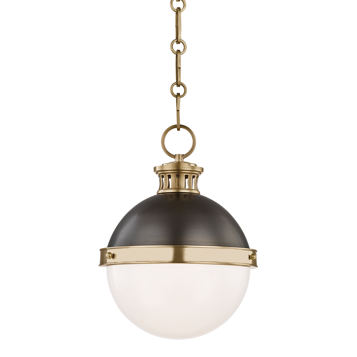 Latham Pendant 9.5" — a Hudson Valley pendant for kitchens, entries, and dining rooms at Laurie Yapp Home.