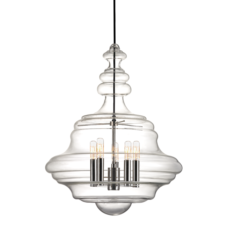 Washington Lantern 20" in aged brass — a Hudson Valley lantern for entries, foyers, and covered porches at Laurie Yapp Home.
