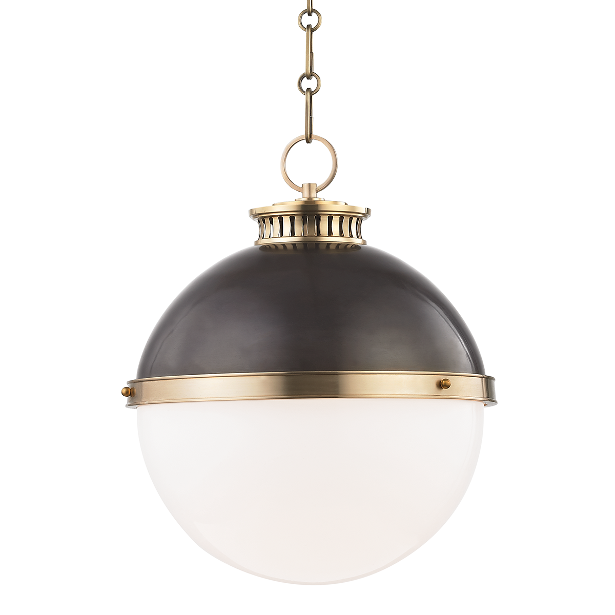 Latham Pendant 14.75" — a Hudson Valley pendant for kitchens, entries, and dining rooms at Laurie Yapp Home.