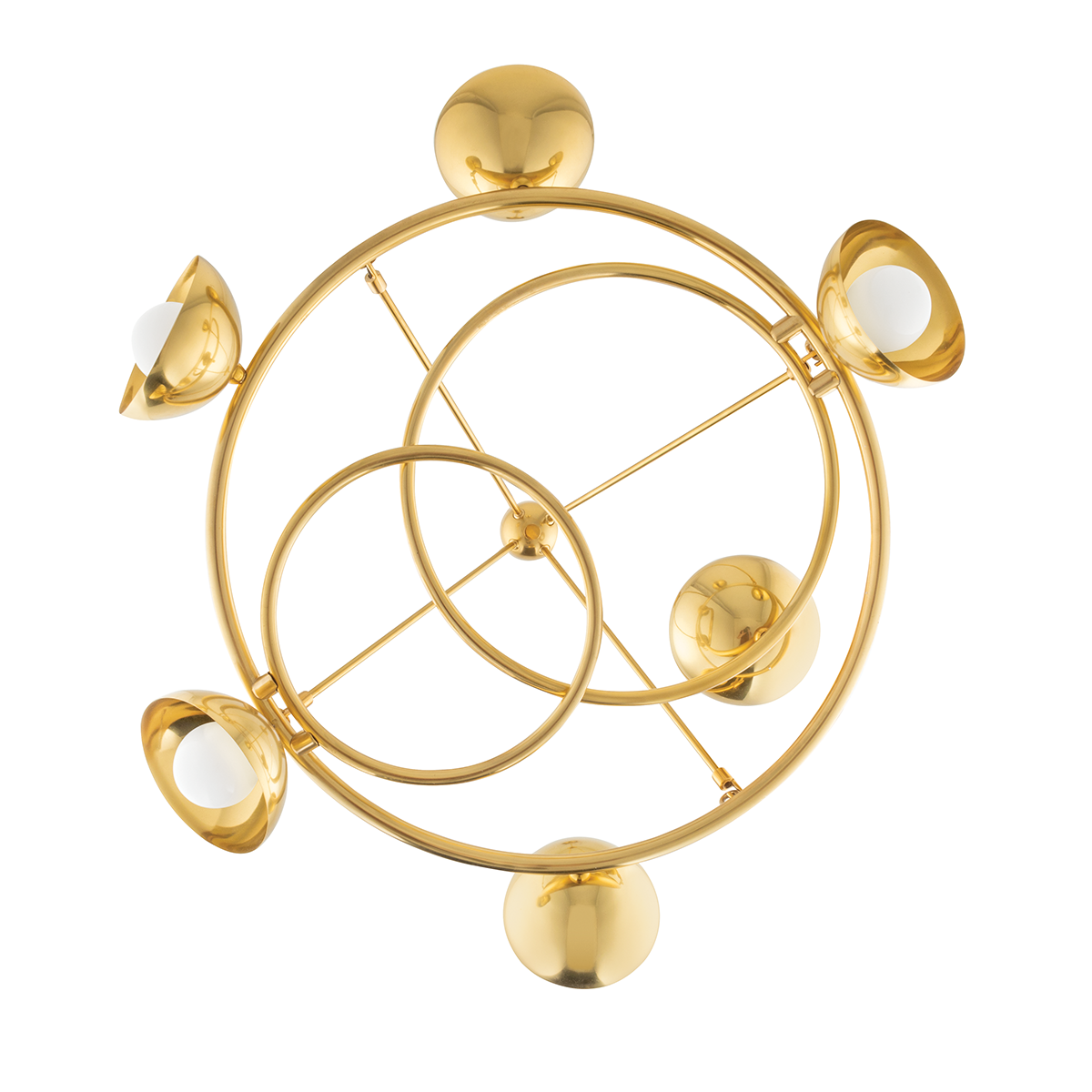 Oraibi Chandelier 34" shown from a second angle to highlight the frame, arms, and shade detail.