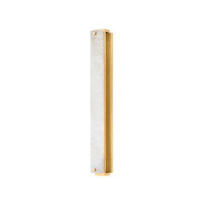 Edgemere Wall Sconce in aged brass — a Hudson Valley wall sconce for bathrooms, hallways, and living rooms at Laurie Yapp Home.