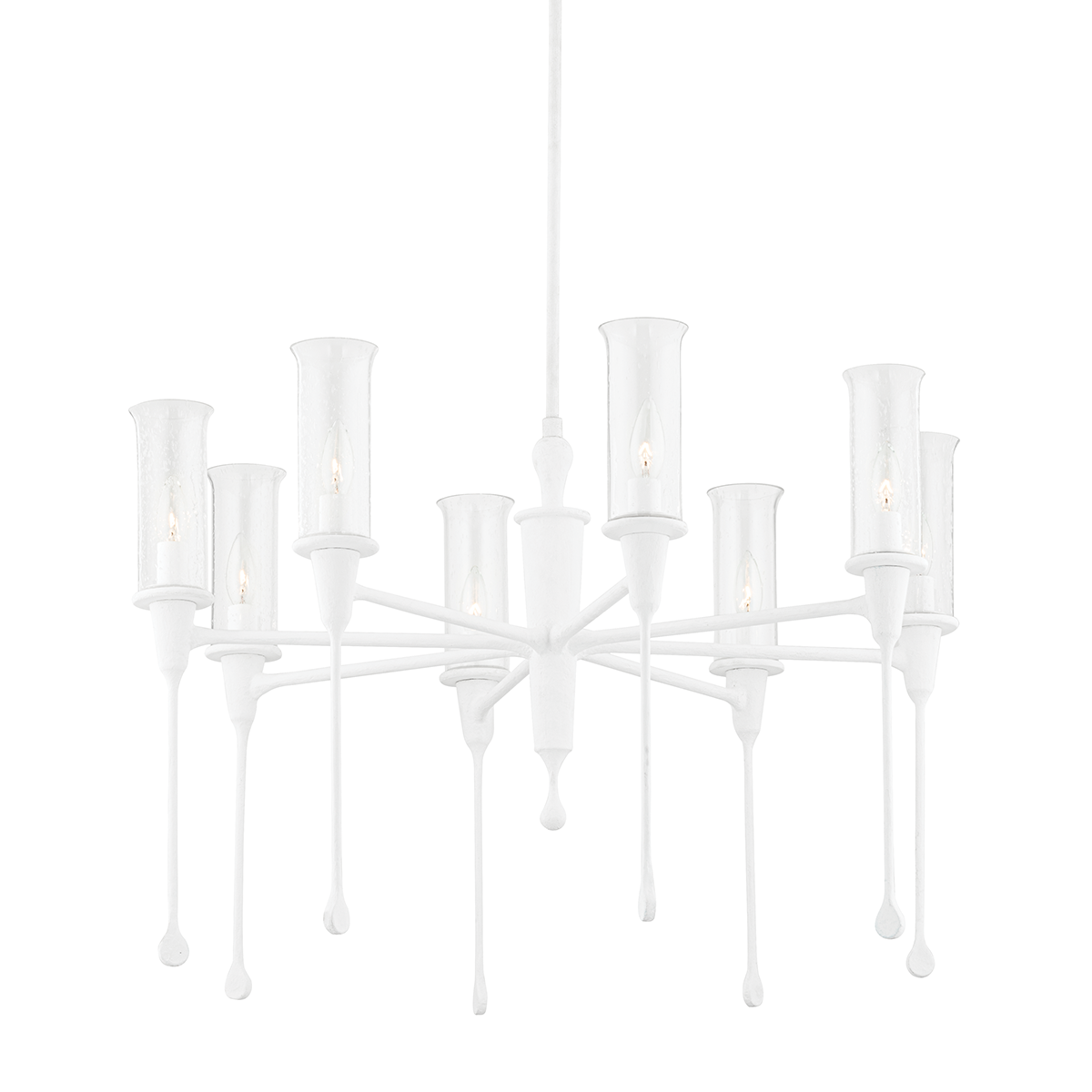 Chisel Chandelier 31.75" — a Hudson Valley chandelier for dining rooms, entries, and living rooms at Laurie Yapp Home.