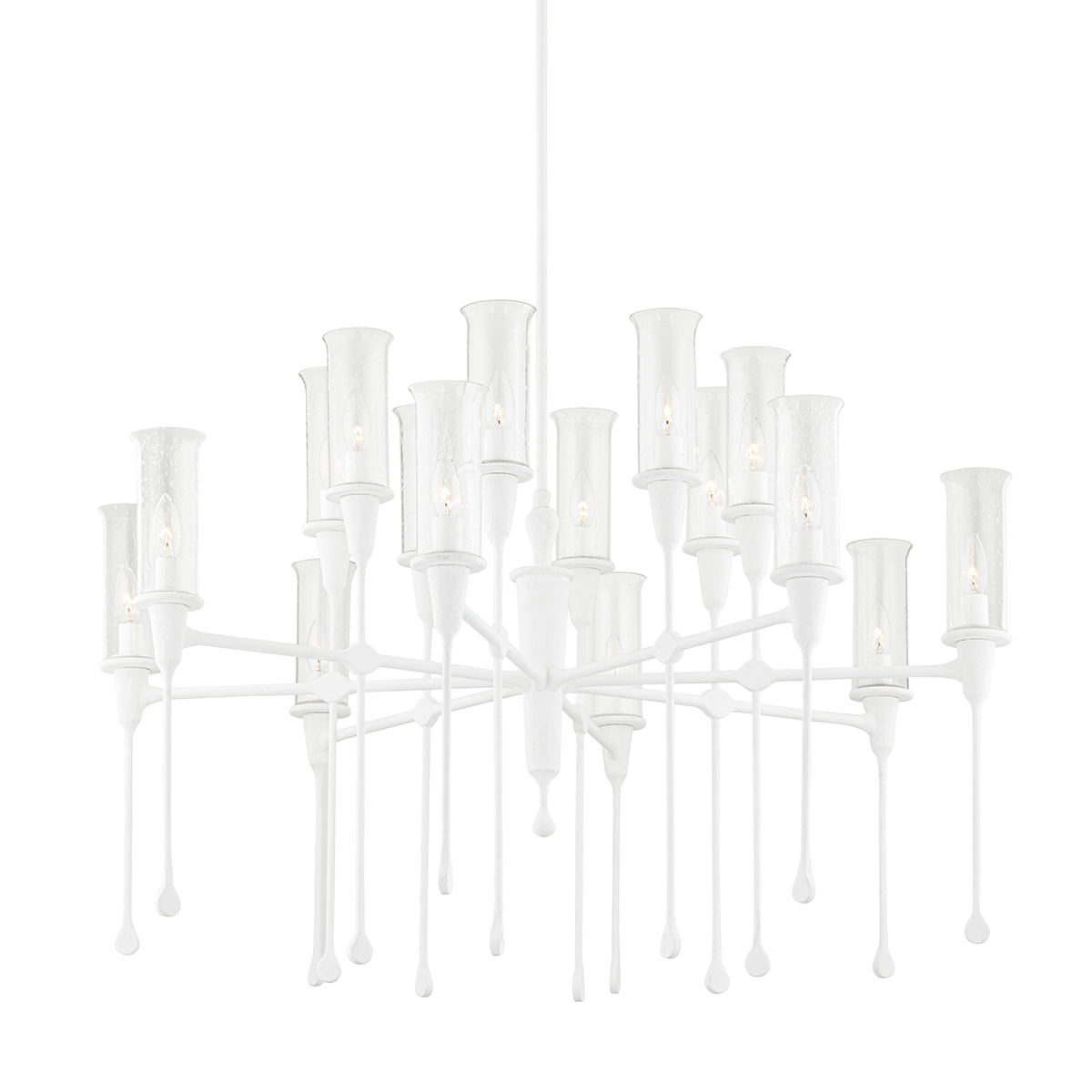 Chisel Chandelier 41.25" — a Hudson Valley chandelier for dining rooms, entries, and living rooms at Laurie Yapp Home.