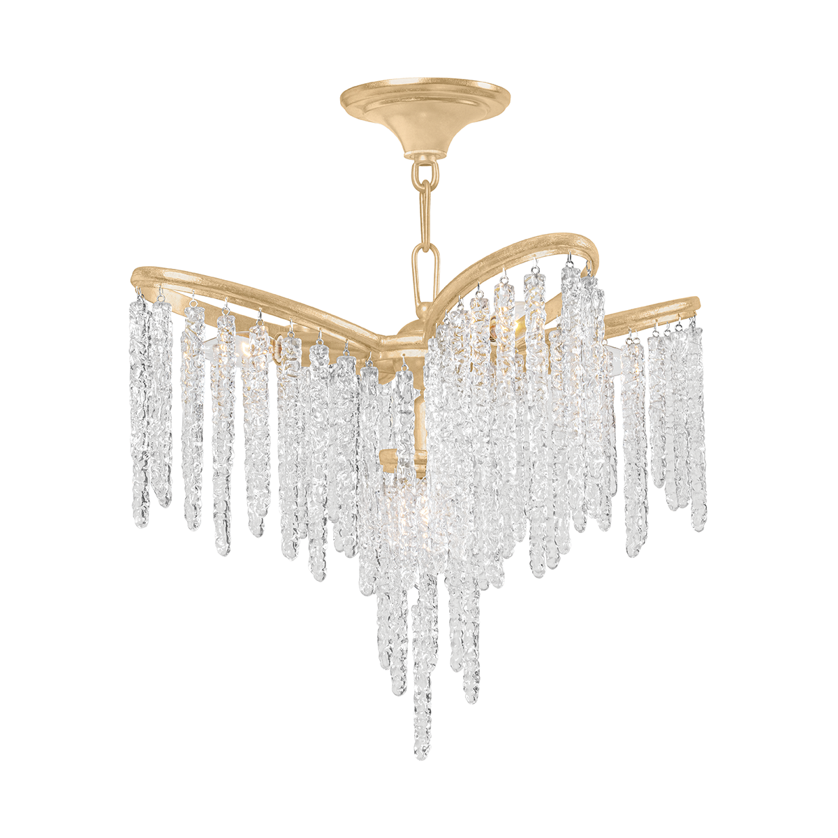Pandora Chandelier 22.25" — a Corbett chandelier for dining rooms, entries, and living rooms at Laurie Yapp Home.