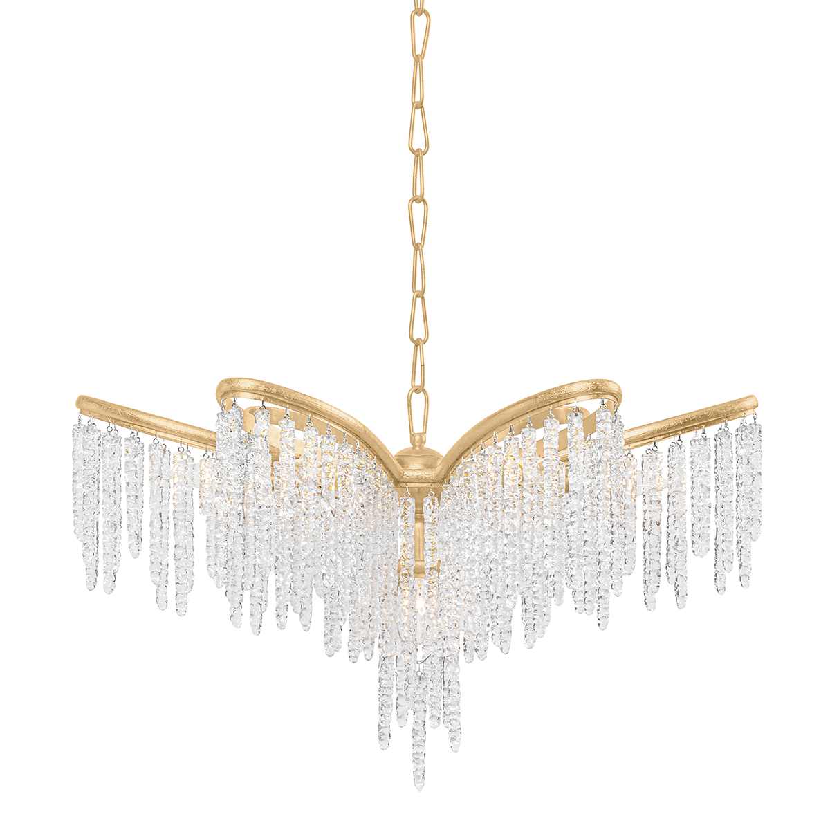Pandora Chandelier 31.75" — a Corbett chandelier for dining rooms, entries, and living rooms at Laurie Yapp Home.