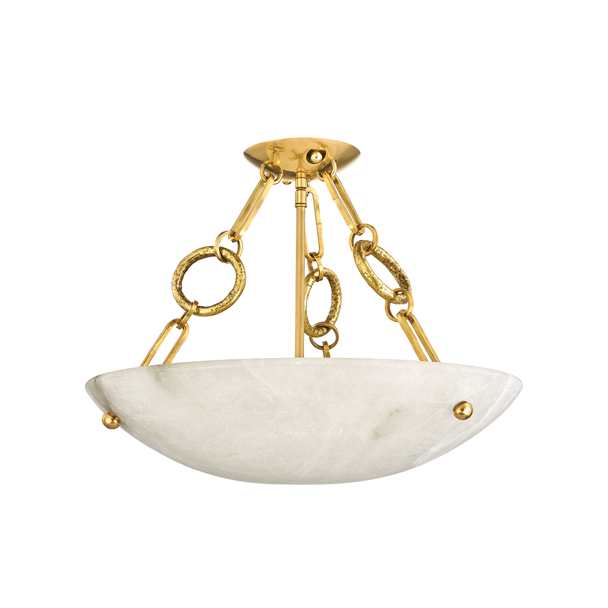 Yadira Semi Flush 18" — a Corbett semi flush for hallways, bedrooms, and entryways at Laurie Yapp Home.