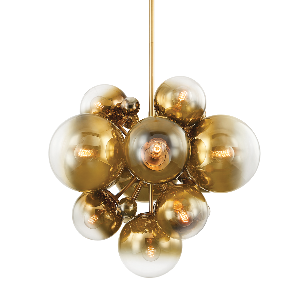 Kyoto Chandelier 36" — a Corbett chandelier for dining rooms, entries, and living rooms at Laurie Yapp Home.