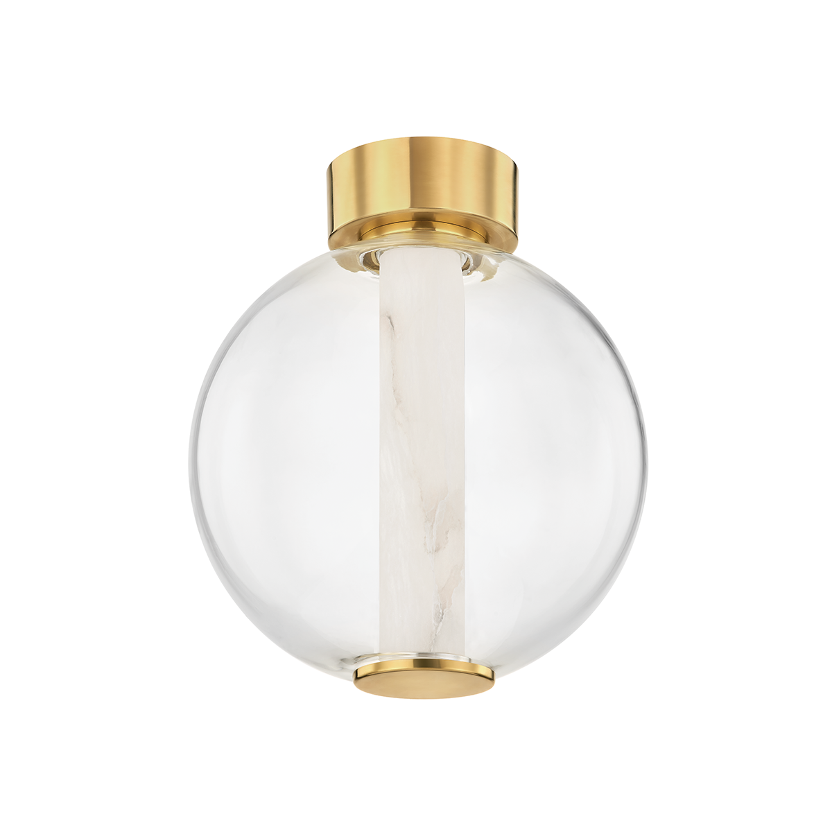 Pietra Flush Mount — a Corbett flush mount for hallways, bedrooms, and entryways at Laurie Yapp Home.