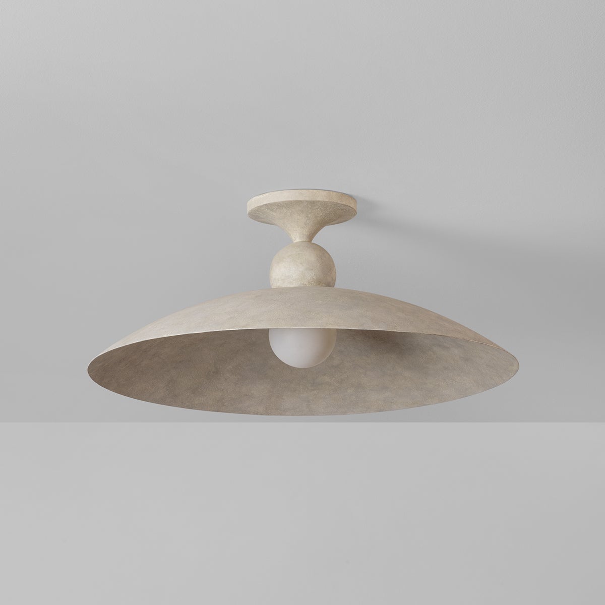 Teelin Flush Mount shown from a second angle to highlight the shade profile and mounting canopy.