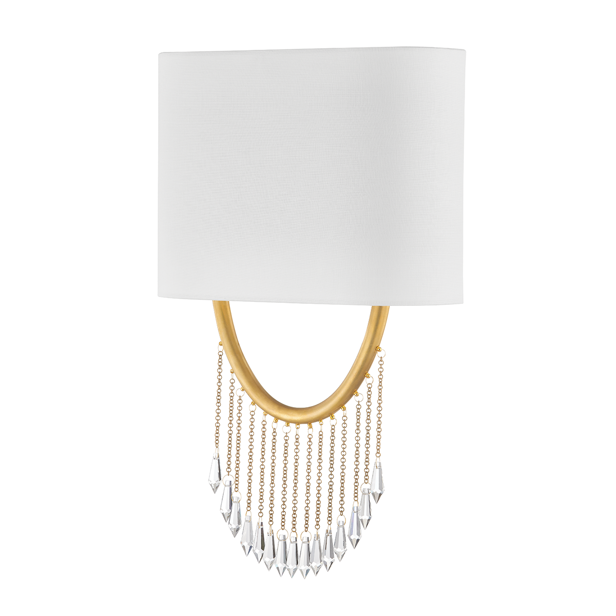 Francesca Wall Sconce — a Corbett wall sconce for bathrooms, hallways, and living rooms at Laurie Yapp Home.
