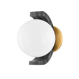 Zurich Wall Sconce — a Corbett wall sconce for bathrooms, hallways, and living rooms at Laurie Yapp Home.