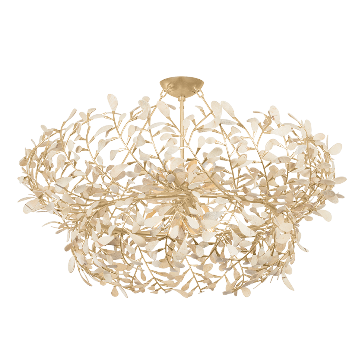 Maybrook Chandelier 40" — a Hudson Valley chandelier for dining rooms, entries, and living rooms at Laurie Yapp Home.