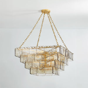 Regal Chandelier 36" shown from a second angle to highlight the frame, arms, and shade detail.