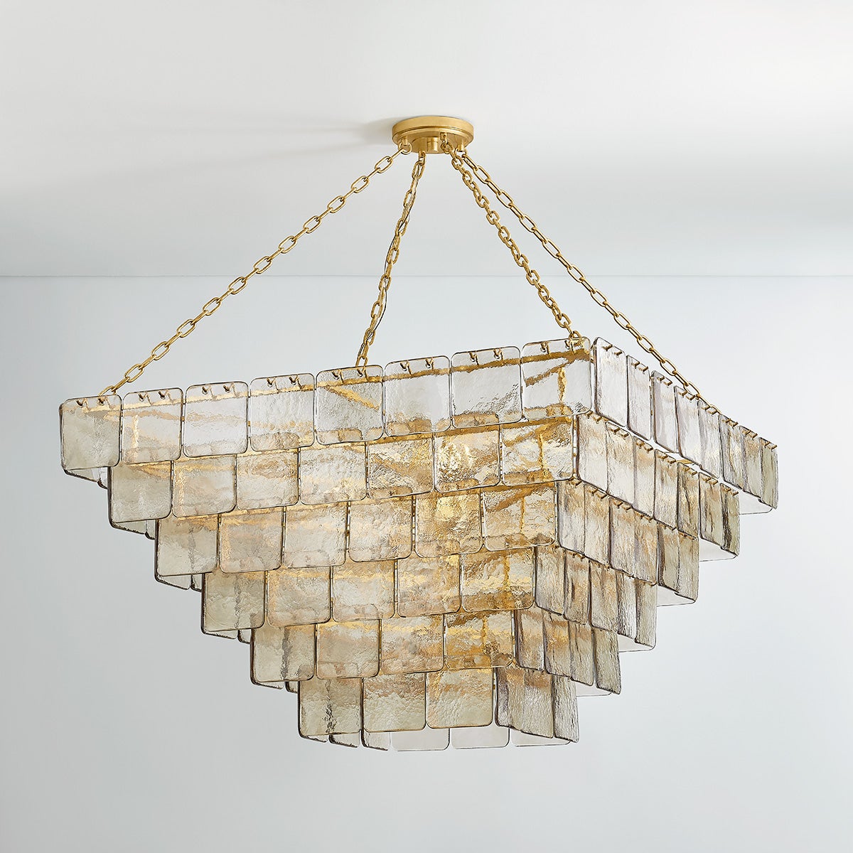 Regal Chandelier 47.75" — a Corbett chandelier for dining rooms, entries, and living rooms at Laurie Yapp Home.