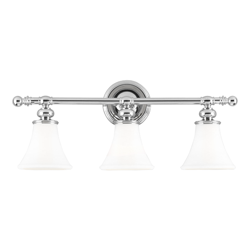 Weston Bath And Vanity 25" in polished nickel — a Hudson Valley bath and vanity for bathrooms and powder rooms at Laurie Yapp Home.