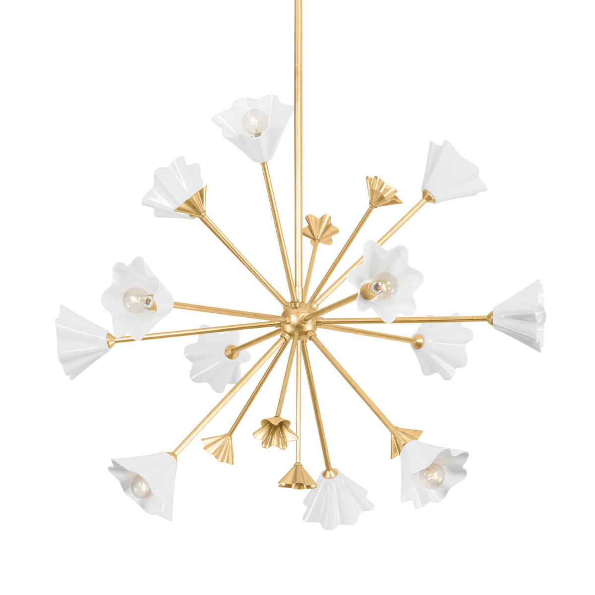 Julieta Chandelier 40.25" — a Corbett chandelier for dining rooms, entries, and living rooms at Laurie Yapp Home.