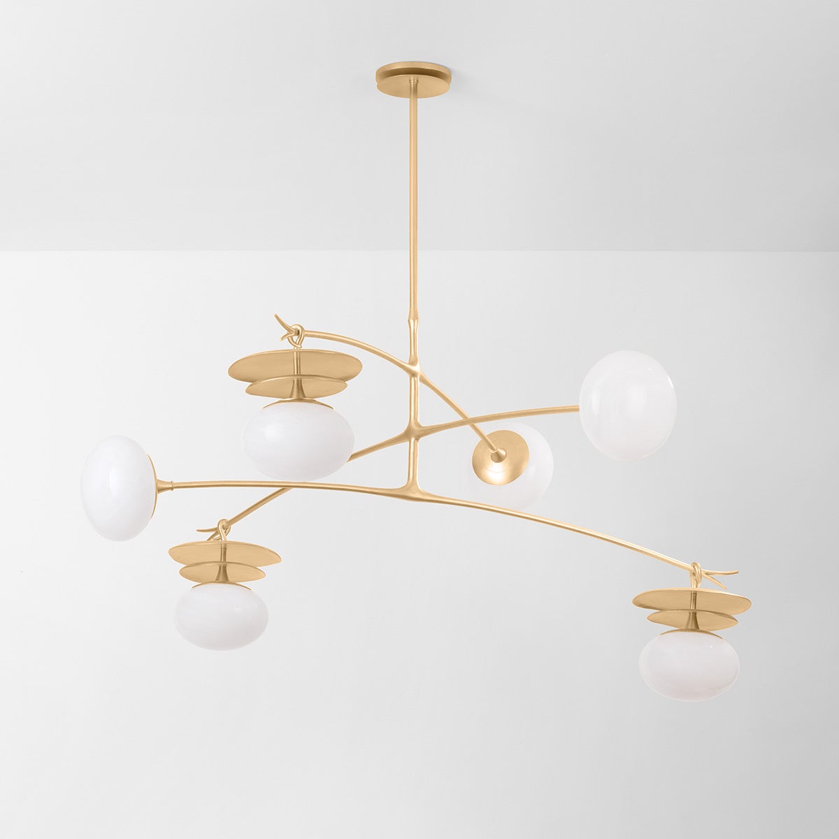 Ceylon Chandelier — a Corbett chandelier for dining rooms, entries, and living rooms at Laurie Yapp Home.