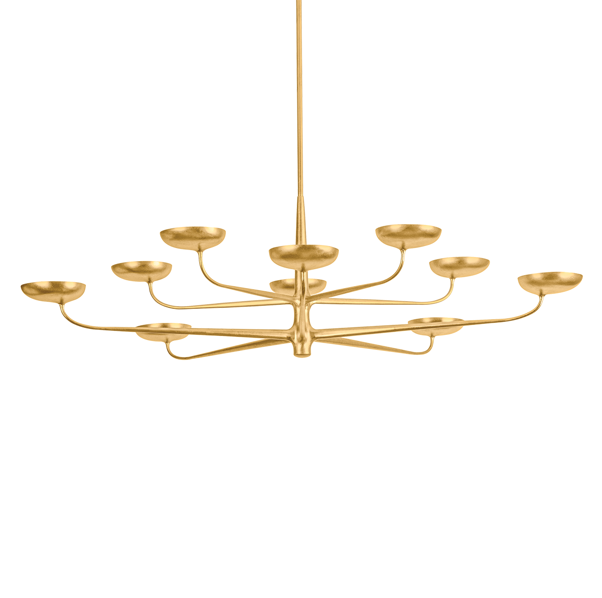 Taormina Chandelier 63" — a Hudson Valley chandelier for dining rooms, entries, and living rooms at Laurie Yapp Home.