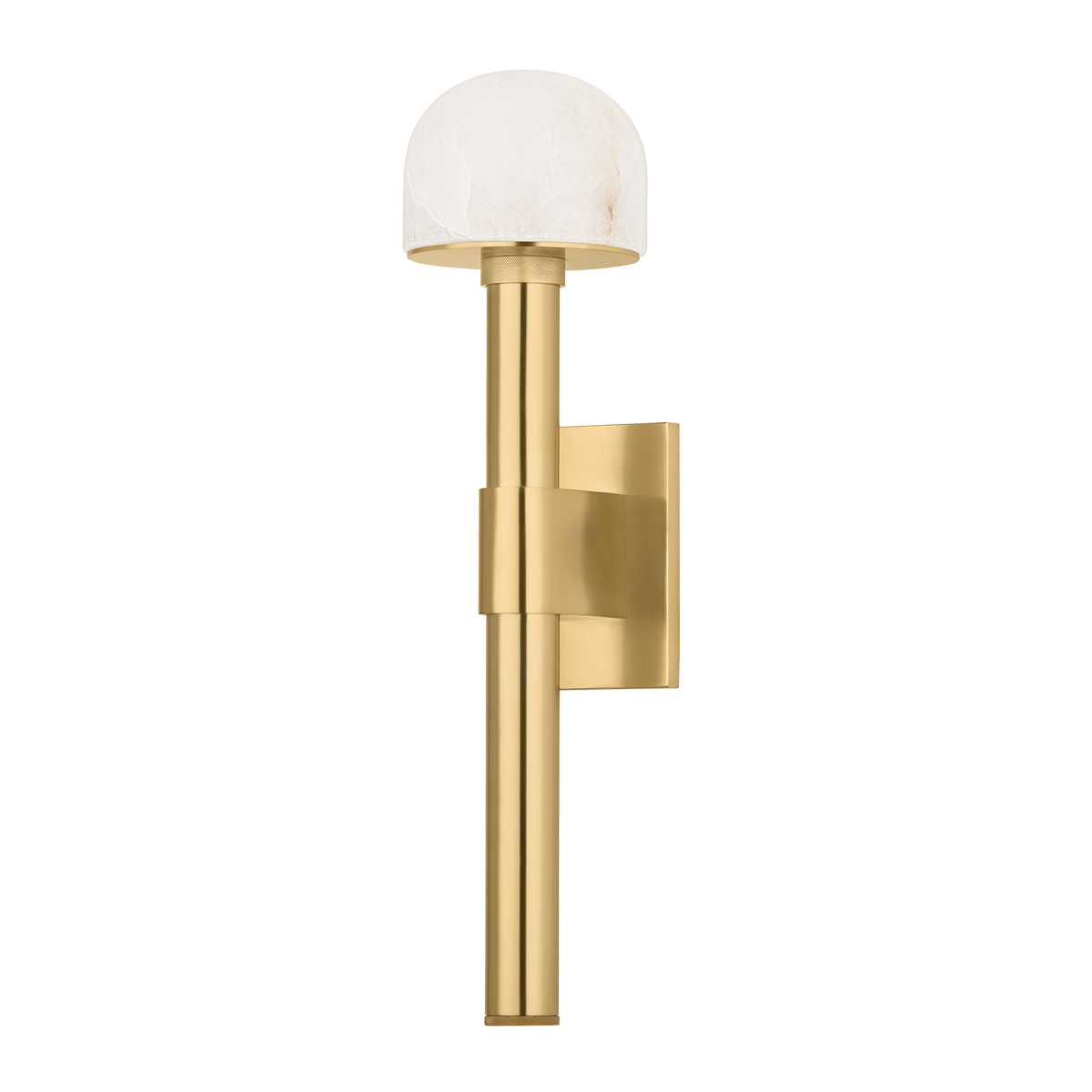 Bellvale Wall Sconce in aged brass — a Hudson Valley wall sconce for bathrooms, hallways, and living rooms at Laurie Yapp Home.